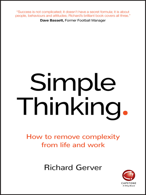 Title details for Simple Thinking by Richard Gerver - Available